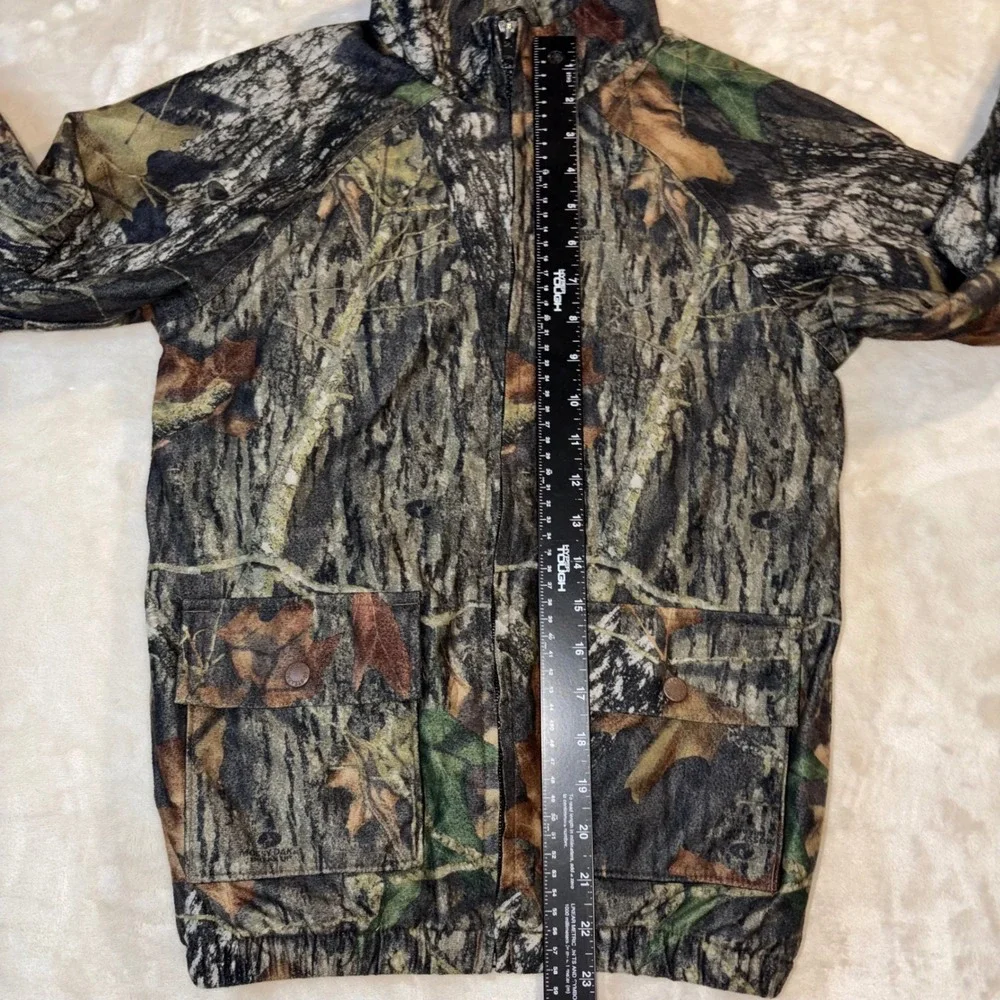 Stearns Dry Wear Mossy Oak Breakup Camo Hunting Jacket Full Zip Youth Large H680